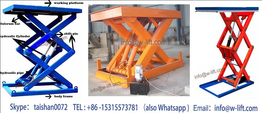 Stationary scissor lift table car hydraulic lifting platform