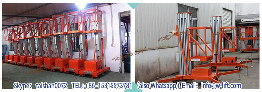 Reliable narrow 8M electric drive industrial self-propelled stationary elevated lift aerial working platform