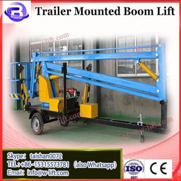 10m hydraulic trailling boom lift with CE approved truck trail boom lifter