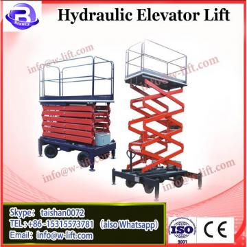 100KG 10M single mast hydraulic home elevator movable/portable aluminum man lift