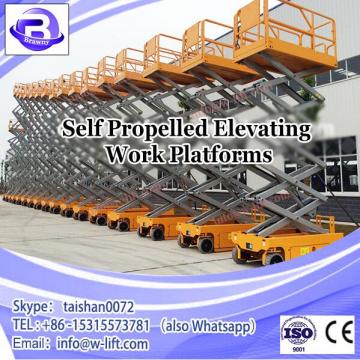 12m 450kg Self Propelled Electric Man Lifting Platform Mobile Auto Scissor Lift Crane