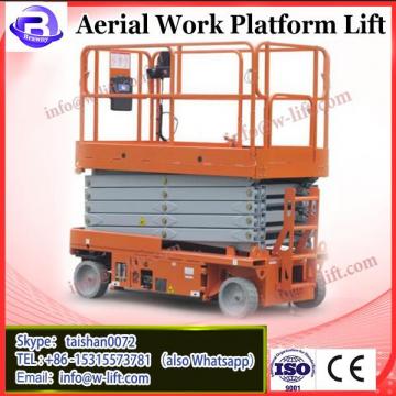 12m Double mast hydraulic aluminum man lift platform aerial work platform hydraulic man lift