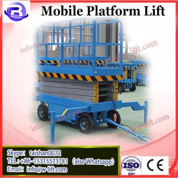 10m Electric Mobile Factory Maintenance Work High Platform Lift