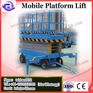 Good quality adjustable mobile scissor lift /moving platform
