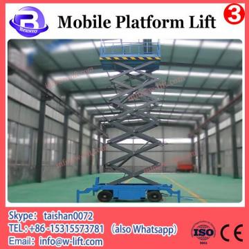 10m China supplier offers CE stationary upright scissor lift warehouse cargo lift