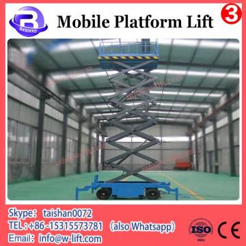 good quality aerial work platform mobile electric scissor table lift