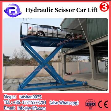 full rise scissor surface mounted hydraulic car lift