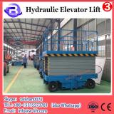 Outdoor and indoor good vertical rail freight elevator platform hydraulic warehouse cargo lift